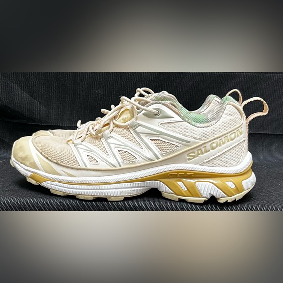 Unisex Size 8.5 SALOMON XT-6 Expanse Cottage Core 'Cream White' 471548 - Picture 2 of 7